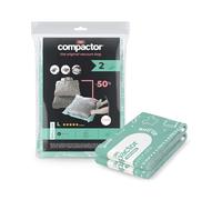 Compactor Sacs de compression sous vide Taille L – Compression manuelle – Lot de 2