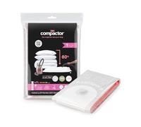Compactor - Sac de rangement sous vide XL 130x80 cm - Grande capacité pour couettes, oreillers, vêtements - Utilisable avec aspirateur - Housse compression hermétique
