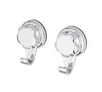 Compactor Set de 2 Crochets BESTLOCK Bath - Petits Crochets, Chromés et Étanches, Installation sans Outils RAN7815