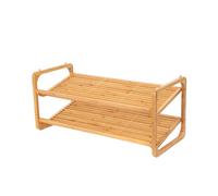 Compactor Ugo Etagère Range-Chaussures, Bois Naturel, 75 x 33 x H34 cm, RAN8723