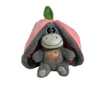 Compagnon de sommeil et de respiration - Velours | Jouet mignon en peluche d'animal, peluche relaxante avec mouvement de respiration réaliste, lumières et musique | Éducation précoce confort pendant