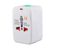 Compagnon de voyage mondial, adaptateur secteur universel, chargeur de voyage international compact avec indicateur de charge LED pour une recharge