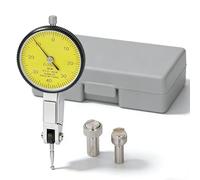 Comparateur De Précsion Mecanique, 0-0,8mm/0,01mm Indicateur De Test De Cadran, Jauge Indicateurs à Cadran à Flexible Levier Pour Calibration Mesure D'Objets étroits Ou Concaves