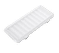 Compartiment à piles AA - 14,5 x 5 x 1,7 cm - En polypropylène semi-transparent - Pour 10 piles AA - Organisateur de piles peu encombrant - Boîte portable pour la maison, les voyages