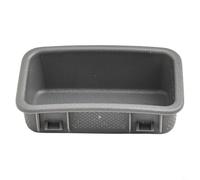 Compartiment de rangement pour boîte à pièces de monnaie de console centrale - pour - pour - pour Golf MK4 1998-2006 - pour Jetta - pour Bora 1J0858373C - Plastique ABS gris de rechange direct pour