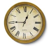 Compartiment secret, coffre fort discret, 10 pouces horloge murale Guide de flux coffre, cachette argent, fort caché avec compartiment, secret caché horloge Vintage grand cercle bijoux cash(Or)