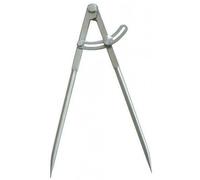 Compas à charnière à pointes avec 1/4 de cercle - longueur 250 mm TALIAPLAST