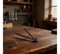 Compas de Marquage Réglable, Alliage pour Haute Densité, Compas(10inch) | Pour Travail du Métal, Pointes en Alliage Dense, pour idéal Artisans, Finition Noire, Tailles 6-14 Pouces