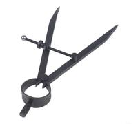 Compas de Marquage Réglable, Alliage pour Haute Densité, Compas(6inch) | Pour Travail du Métal, Pointes en Alliage Dense, pour idéal Artisans, Finition Noire, Tailles 6-14 Pouces