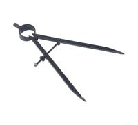 Compas de Marquage Réglable, Alliage pour Haute Densité, Compas(8inch) | Pour Travail du Métal, Pointes en Alliage Dense, pour idéal Artisans, Finition Noire, Tailles 6-14 Pouces