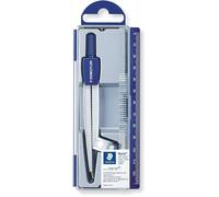 Compas de précision - STAEDTLER - 550 55 - Longueur 124,2 mm - Étui à clapet - Aiguille obtuse