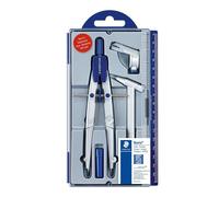 Compas de précision Staedtler Noris avec adaptateur universel et tube de mines, étui compact