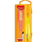 Compas d'école Maped Study Neon + Etui mine Modèle aléatoire