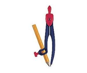 Compas écolier - MAPED - Vivo - Bague universelle - Scolaire - Mixte