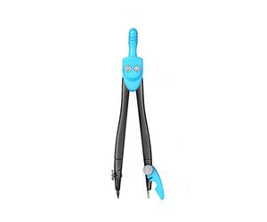 Compas métallique spécial trousse - WONDAY - Violet - Robustesse - Sécurité - Précision
