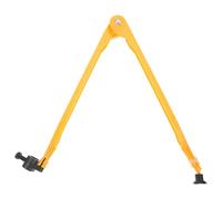 Compas Plastique Orange pour Démonstration Scolaire, Rayon Réglable | Outil Léger et Portable, Usage au Tableau Noir, Adapté aux Élèves et Enseignants, Design Polyvalent
