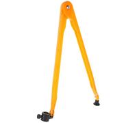 Compas Professionnel en Plastique Grand pour Tableau, Classe, Orange | Grand Compas pour Tableau, Compas ompatible Craie et Marqueur, Design à Ventouse