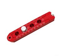 Compas Réglable pour bois Aluminium Précision Compas Réglable | Bras réglables, cercles variables, précision accrue, pour idéal menuisiers, finition rouge