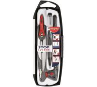 Maped Coffret Compas Stop System, De 5 Pieces, Gris