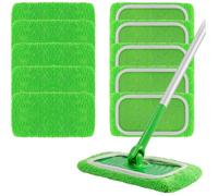 Compatible 10 Lingettes Swiffer - Microfibre, Lavables, Tous Sols