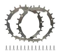 Compatible avec la roue Gardena, mouvement de glissement fluide | Kit de réparation de pointes de tondeuse à gazon Sileno 212 mm