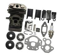 Compatible avec la tronçonneuse Husq-varn 240 240E 235E 235 236 236E, jeu de cylindres et de pistons de 39 mm, kit de joints d'étanchéité de roulement de manivelle, ressort de montage de tampon AV