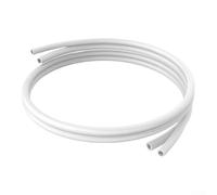 Compatible avec le purificateur d'eau Espring de 1,5 m, kit de tuyau double en polyéthylène blanc pour entrée et tuyau de vidange Kit de connexion sans outil pour une utilisation à la maison et la