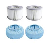 Compatible avec le remplacement gonflable du filtre à eau du spa Mspa | IFD2089 cartouche spa kit pompe filtre piscine gonflable jet bulles purificateur eau(Filter cover 2 sets)