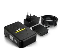 Compatible avec les batteries Kärcher 5,0 Ah et les chargeurs rapides, kit de chargeur 18 V pour batteries Li-ion 18/50, convient à tous les appareils sur une plate-forme de batterie 18 V