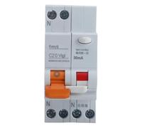 Compatible avec Schneider Electric, EA9C45 protecteur de fuite 1P + N 6A 10A 16A 25A 32A 40A disjoncteur de fuite Double câblage(25A)