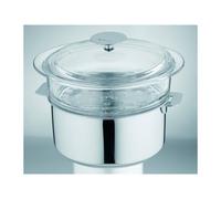 COMPLEMENT Cuit Vapeur verre + couvercle Cristel D24