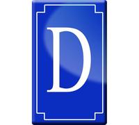 Complément Numéro De Rue D - Classique 10x6cm - Sticker/Autocollant