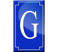 Complément Numéro De Rue G - Classique 10x6cm - Sticker/Autocollant