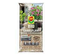 Compo Bio Granuplant Granuplant Granulés de Drainage et de Plantation - Pierre Ponce 100% Naturelle - Alternative Durable à l'argile expansée - 10 litres