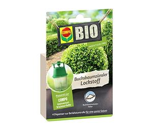 COMPO Lot de 4 appâts de buis Bio pour Toute la Saison, Compatible avec Le piège à Entonnoir Compo (Vendu séparément), dans Un Distributeur