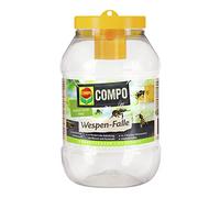 Compo Piège à guêpes, ingrédient Naturel, sans Insecticide, Effet Longue durée jusqu'à 3 semaines, Rechargeable, Spray Anti-guêpes