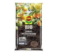 COMPO Terreau bio pour plantes d'agrumes - Convient également pour les plantes méditerranéennes - Sans tourbe - 10 l