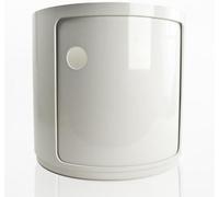 Componibili 1, module rond, blanc, en plastique ABS, hauteur 38,5 cm