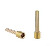 Composant d'extension de noyau de valve entièrement en cuivre à 20 dents pour remplacement de valve de robinet de douche et mises à niveau du système (52 mm)