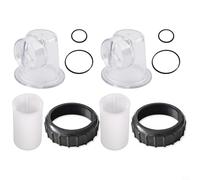 Composants de pompe de circulation pour SPS25 SPS50 SPS75 SPS100, couvercle de pré-filtre transparent avec tamis d'aspiration et joint torique, kit d'entretien complet pour accessoires de piscine, 5