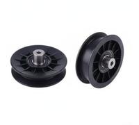 Composants d'entraînement pour tracteur à gazon - Kit de poulie de courroie V compatible avec X300 X310 X320 X330 X384 - Tendeur de roue en métal pour tondeuse de jardin