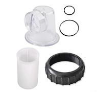 Composants d'insertion de pompe de circulation avec couvercle transparent pré-filtre et raccords (1 lot)