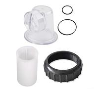 Composants d'insertion de pompe de circulation pour SPS25/SPS50/SPS75/SPS100, couvercle de pré-filtre transparent avec kit de joint torique pour tamis d'aspiration, pièces de rechange en plastique (1