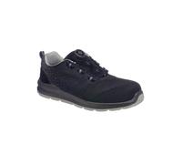 Portwest Baskets de sécurité Compositelite Knit Wire Lace S1P Noir/Gris Taille 46
