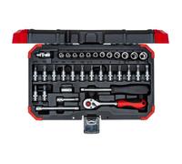 Composition de douilles - GEDORE RED - 3300051 - 33 pièces - Acier chrome-vanadium - Coffret plastique
