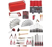 KS Tools 922.0149 - Caisse à Outils Complète - Composition d’Outils Pour la Mécanique Générale - Outillage Mécanique dans Caisse avec Coffret Douilles et liquet - 149 Pièces
