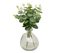 Composition Eucalyptus Artificiel & Vase Urice 35cm Vert
