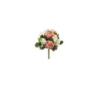 Composition florale artificielle Bouquet de Rose H 35 cm