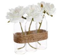 Composition Florale Artificielle ""Tube"" 23cm Naturel