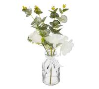 Composition Florale & Vase ""Eucalyptus"" 39cm Vert